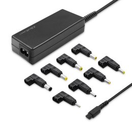Zasilacz sieciowy uniwersalny Qoltec 45W | 8 wtyczek | +kabel zasilający