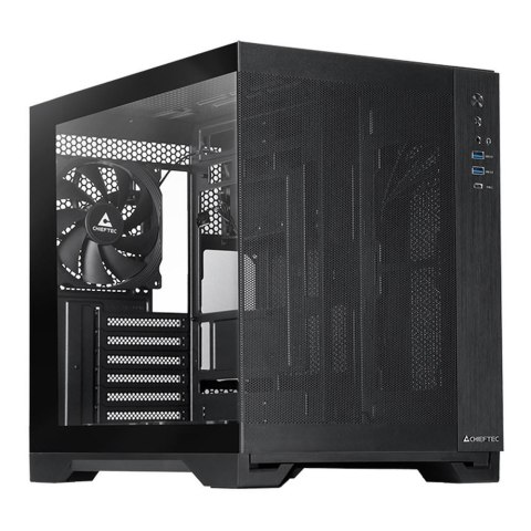 Obudowa Chieftec VISIO AIR GM-30B-M-OP ATX z oknem bez zasilacza czarna