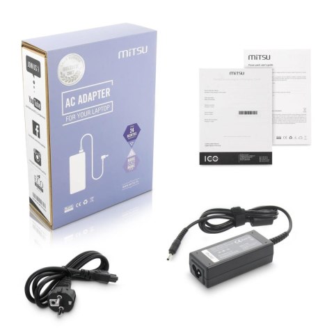 Zasilacz sieciowy Mitsu 19V 2.1A (3.0x1.1) 40W do notebooka Samsung