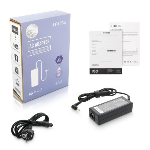 Zasilacz sieciowy Mitsu 20V 3.25A (4.0x1.7) 65W do notebooka Lenovo