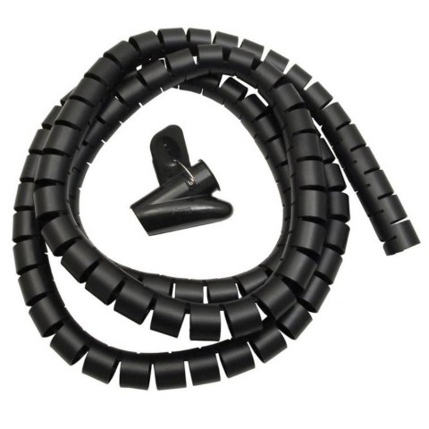 Organizator maskownica kabli Maclean MCTV-676 B czarna 25mm x 2m