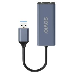 Kabel adapter USB-A 3.1 GEN1 - RJ-45 Gigabit Ethernet SAVIO AK-83