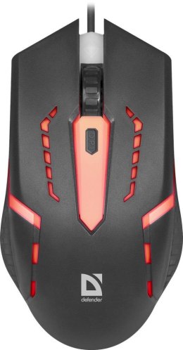 Mysz przewodowa Defender FLASH MB-600L 1200dpi 4P LED