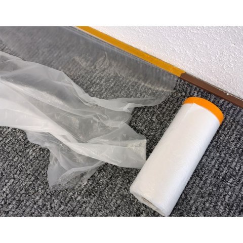 Folia malarska z taśmą 55 cm x 33 m ANTYCHLAP