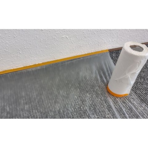 Folia malarska z taśmą 55 cm x 33 m ANTYCHLAP