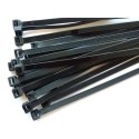 Opaski zaciskowe kablowe nylon czarne 530x7.6 mm 20 sztuk
