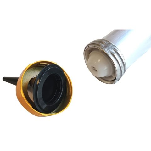 Wyciskacz do mas sylikonu aluminiowy tubowy 375mm 600ml