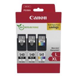 Zestaw tuszy Canon 2xPG-540 L Black 11 ml 600 str. + CL-541 XL Color 15 ml 400 str. (5224B017)