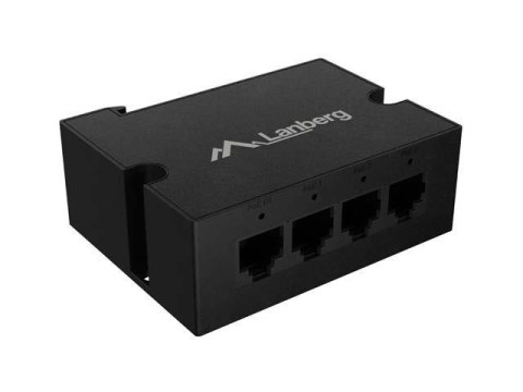 Switch niezarządzalny Lanberg 1xIN 3xOUT 1GB POE Extender DIN Rail Fast Ethernet 90W