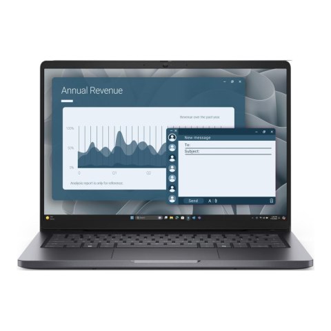 Notebook Dell Pro 14 PC14250 14"FHD+/Ultra 5 220U/16GB/SSD512GB/Intel/W11 PRO Black 3Y ProSupport